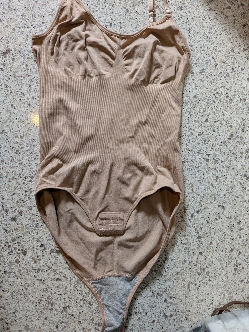 Seamless Shapewear Bodysuit in Black and Nude - Picture 6 of 8